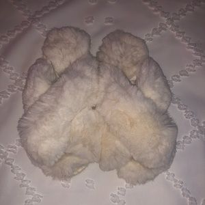Fluffy slippers